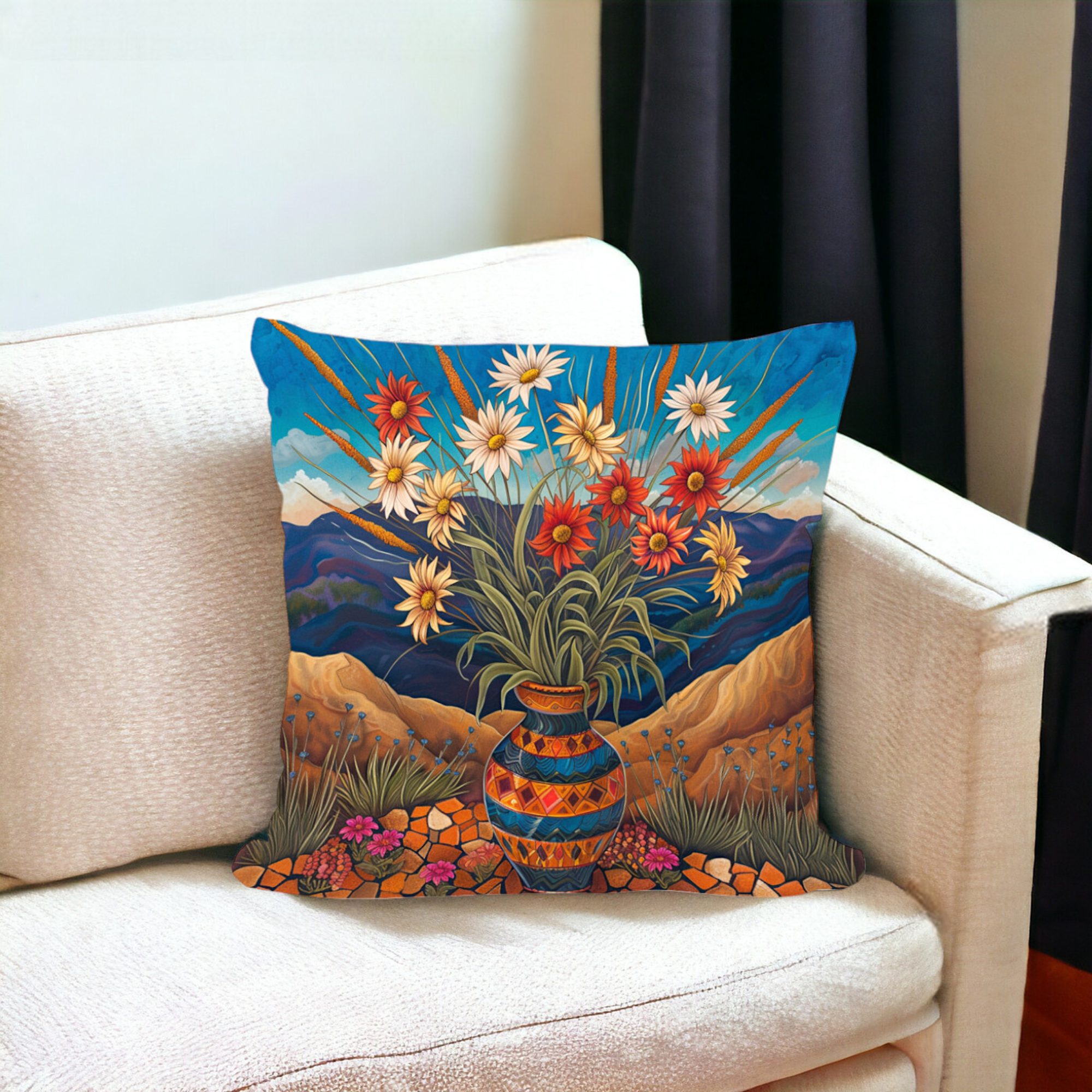 Flower Vase Art Cushion Covers