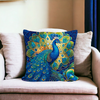 Vintage Oil Painting Peacock Cushion Covers