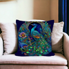 Vintage Oil Painting Peacock Cushion Covers