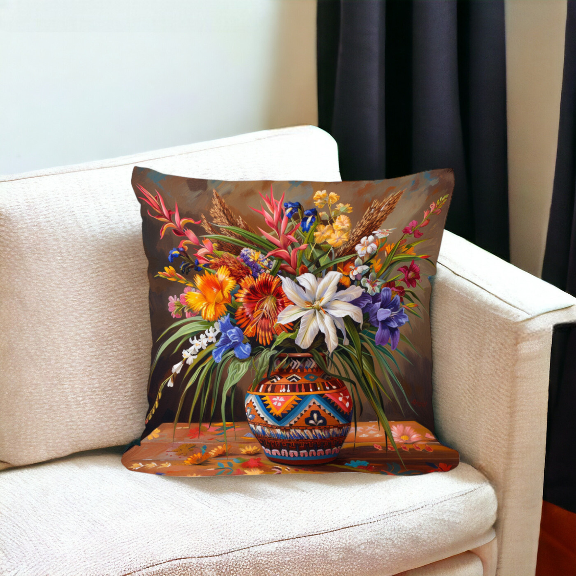 Flower Vase Art Cushion Covers