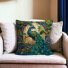 Vintage Oil Painting Peacock Cushion Covers