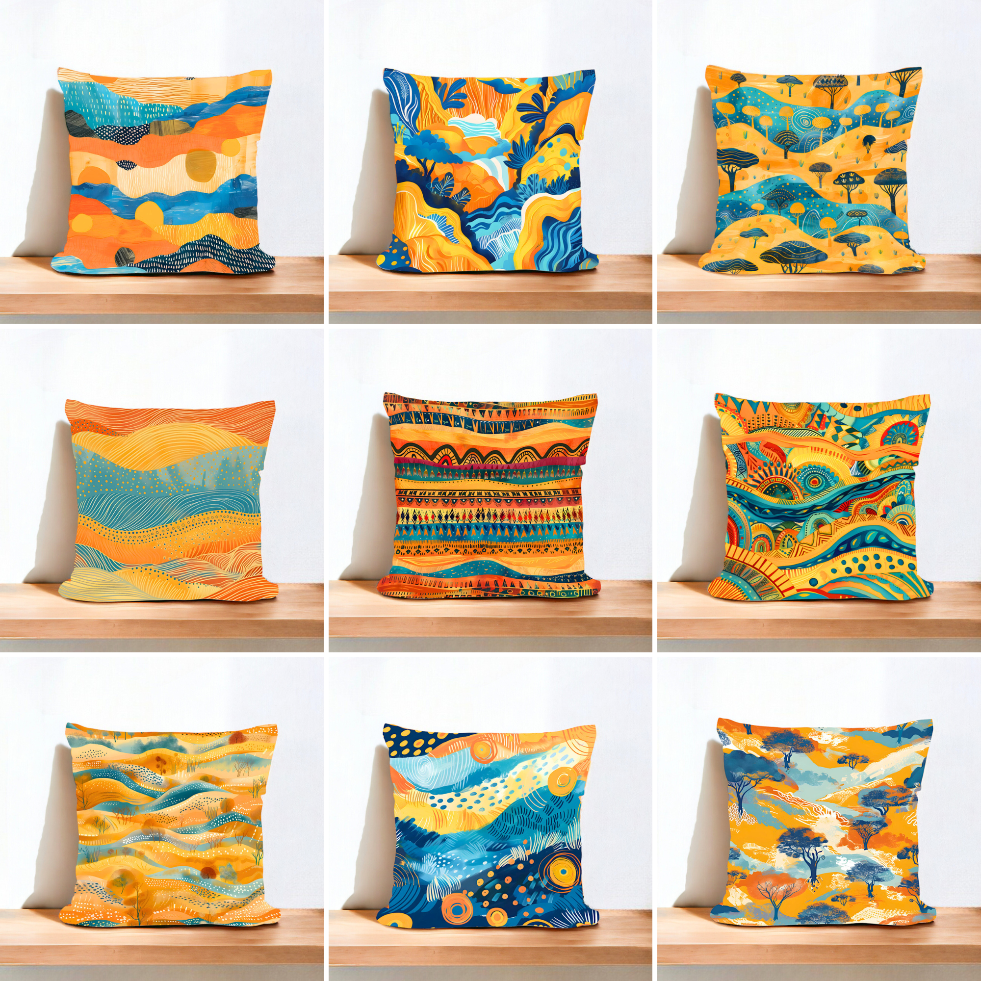 Australian Landscape Art Cushion Covers