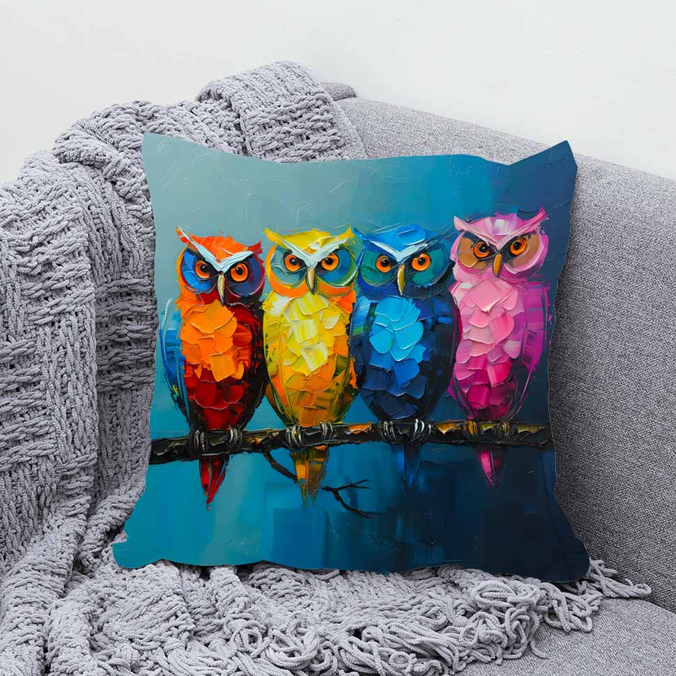 Vibrant Birds Cushion Covers Out Of Stock