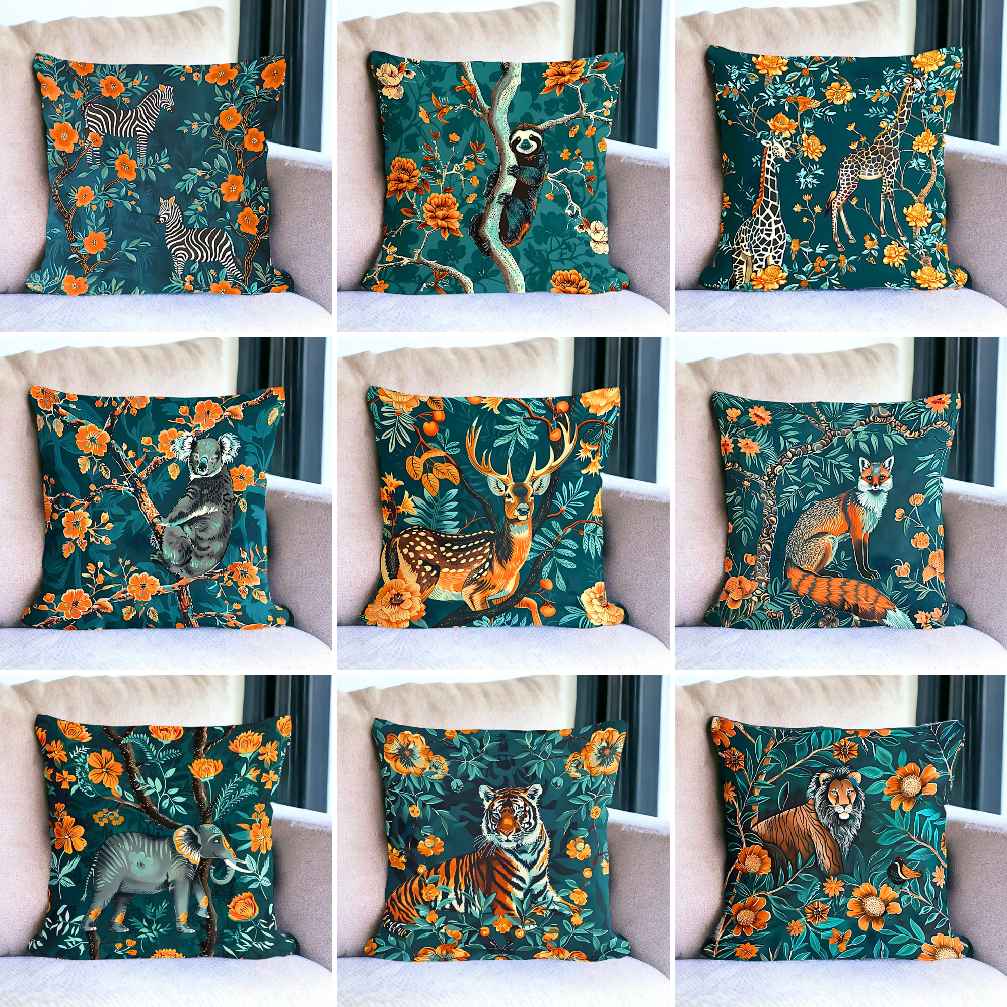 Forest Whispers Cushion Covers