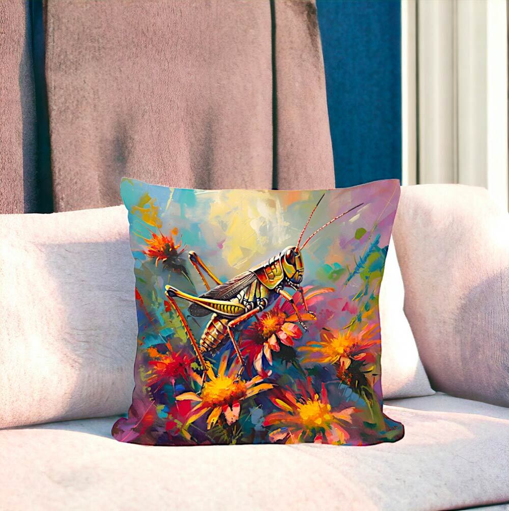 Vibrant Garden Insects Cushion Covers