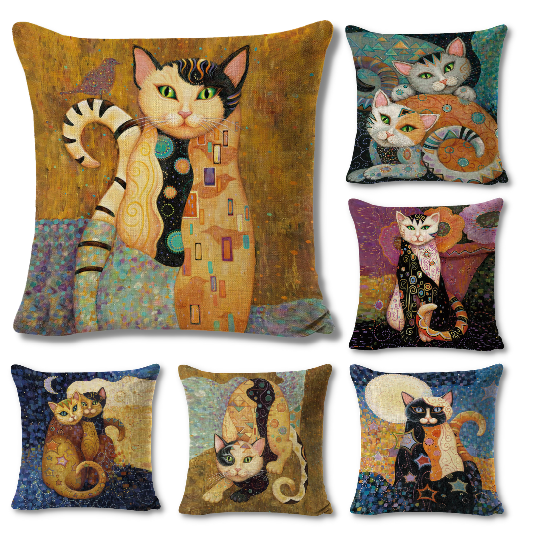 Cats Cushion Covers by Marjorie Sarnat®