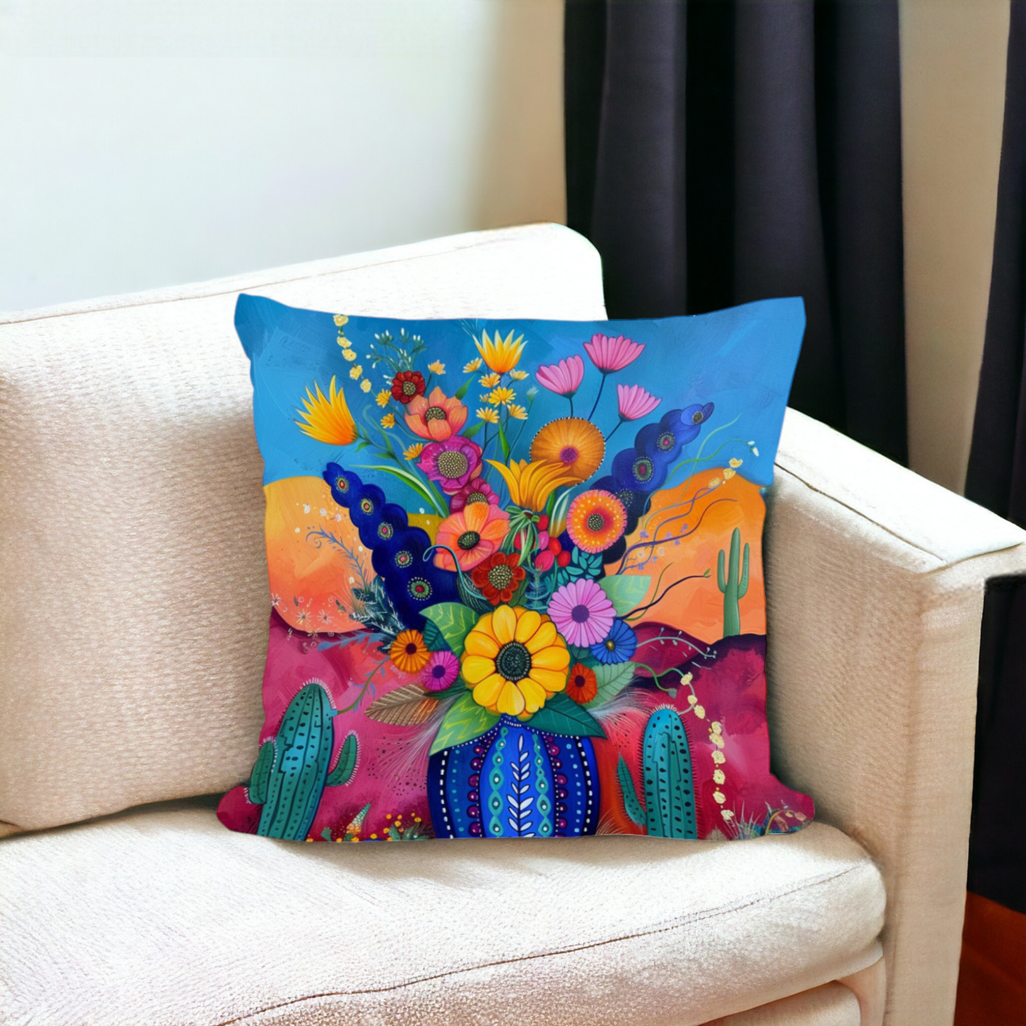 Flower Vase Art Cushion Covers