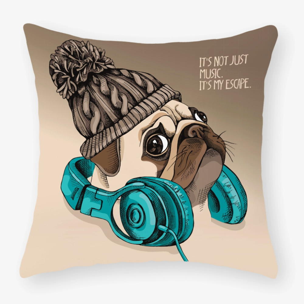 Decorative Pug Cushion Covers Out Of Stock