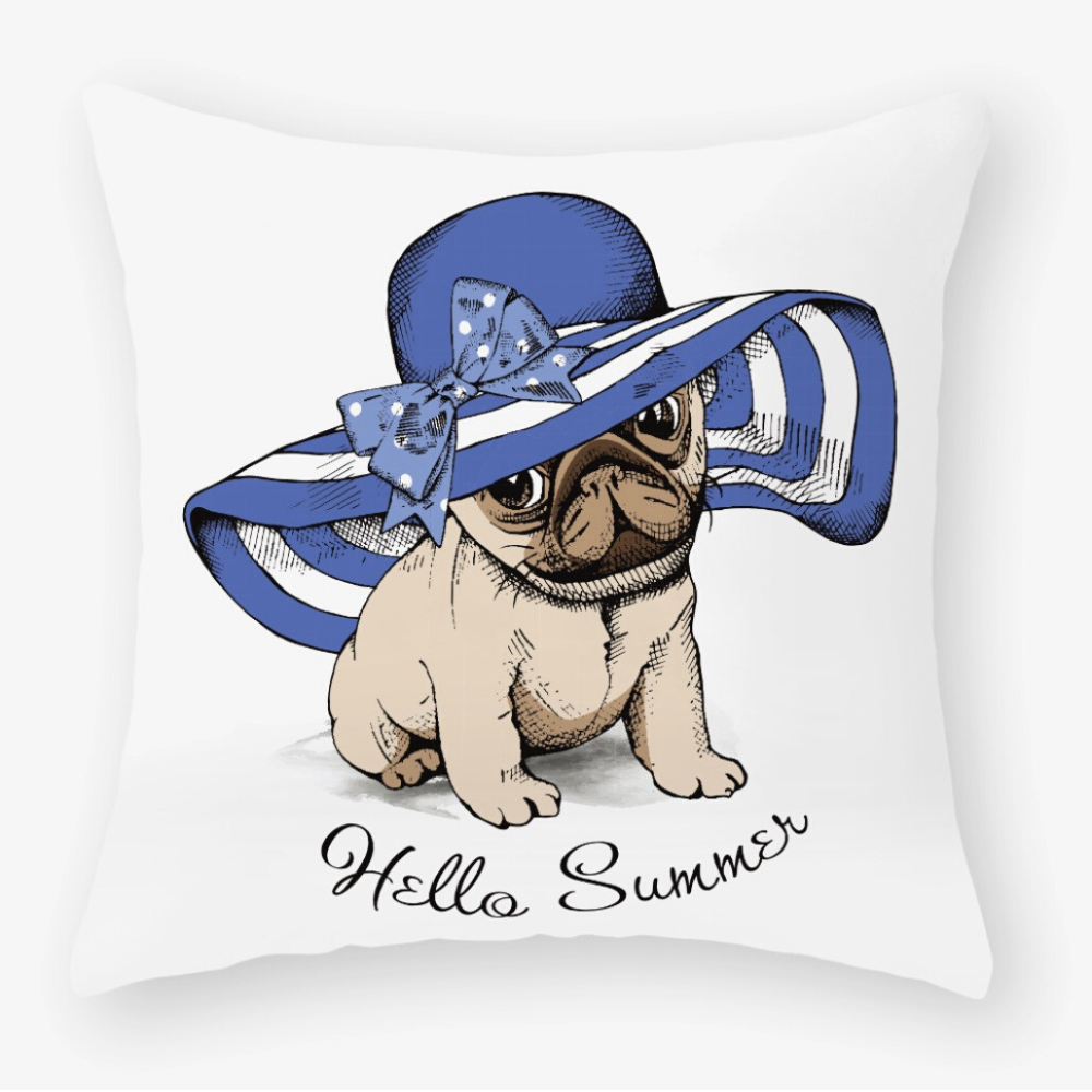 Decorative Pug Cushion Covers Out Of Stock