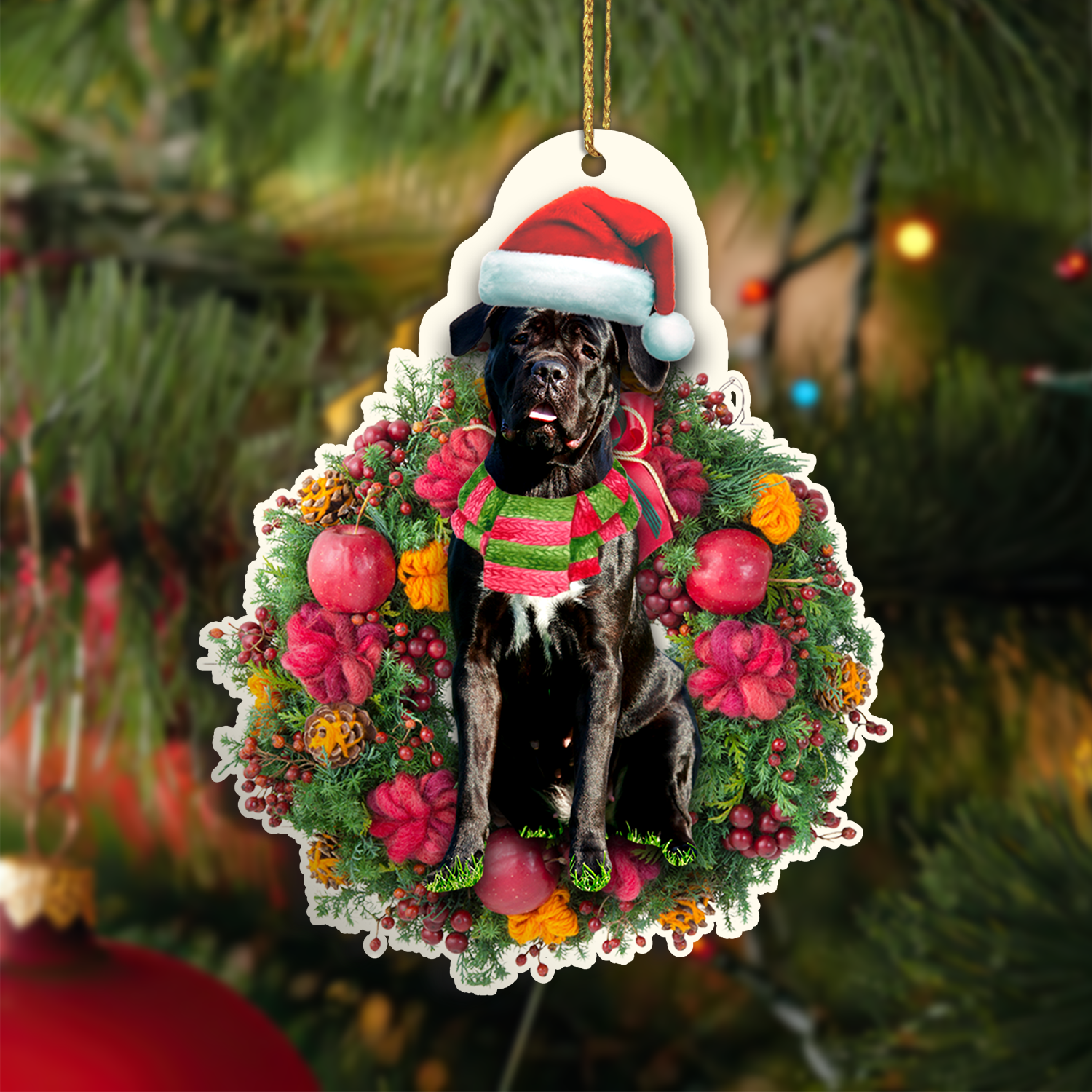 20 Dog Breeds Wooden Ornaments Set 3