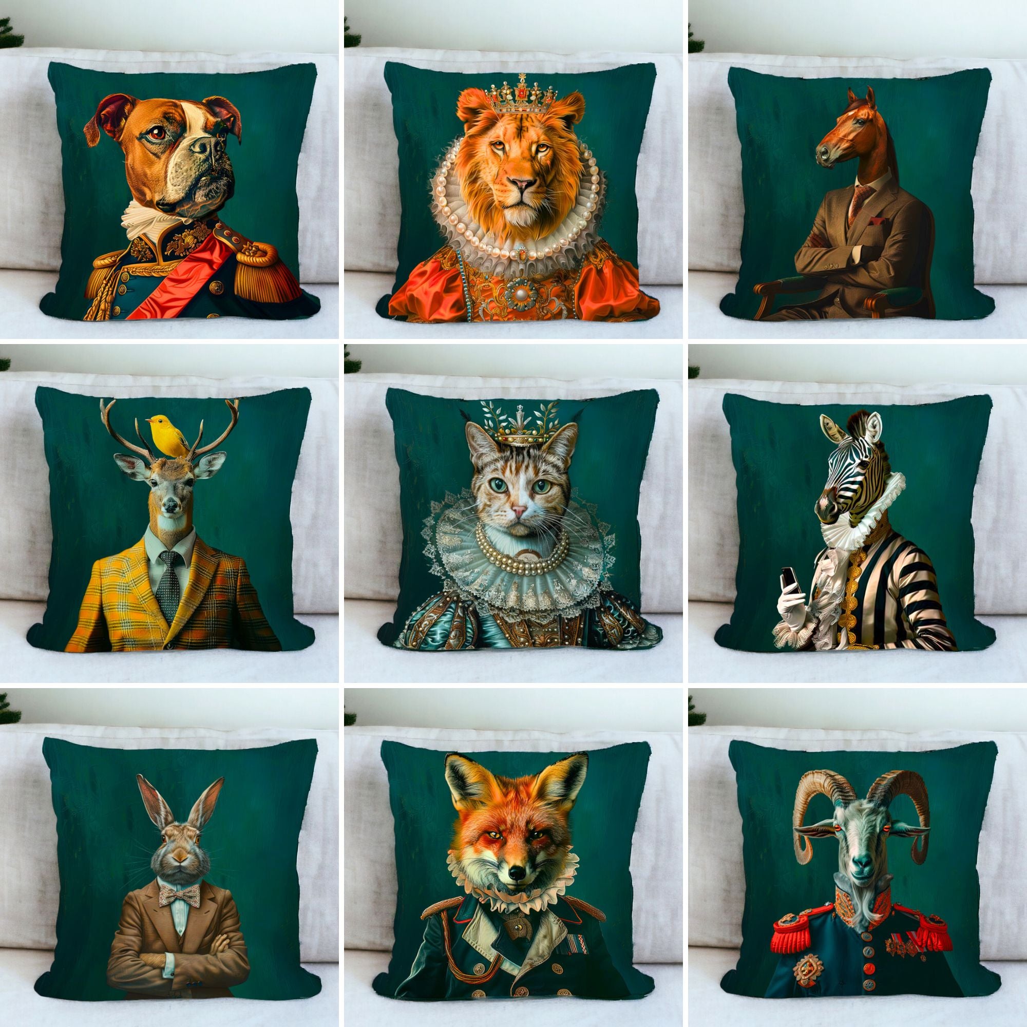 Modern Animal Cushion Covers