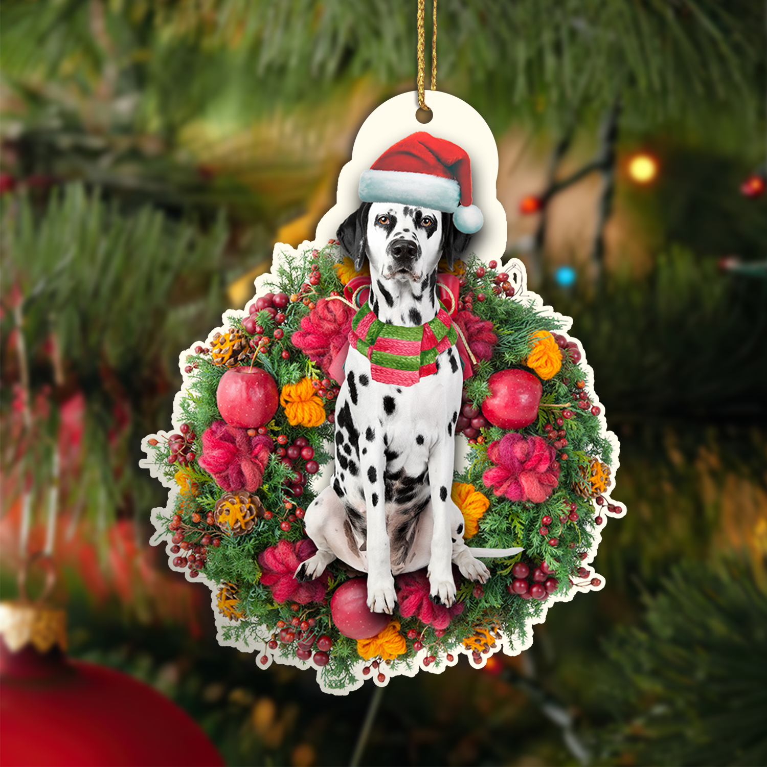 20 Dog Breeds Wooden Ornaments Set 2