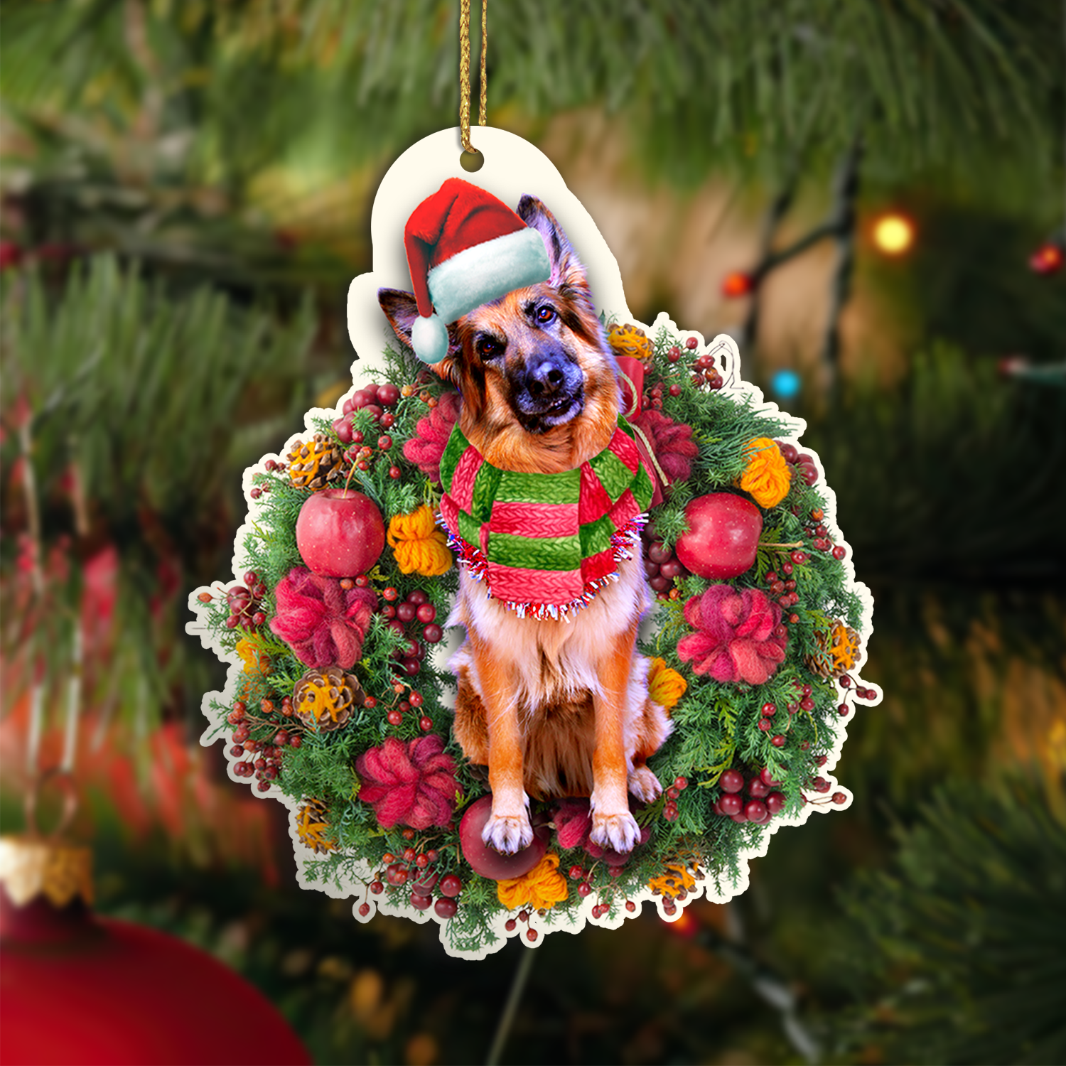 20 Dog Breeds Wooden Ornaments Set 5