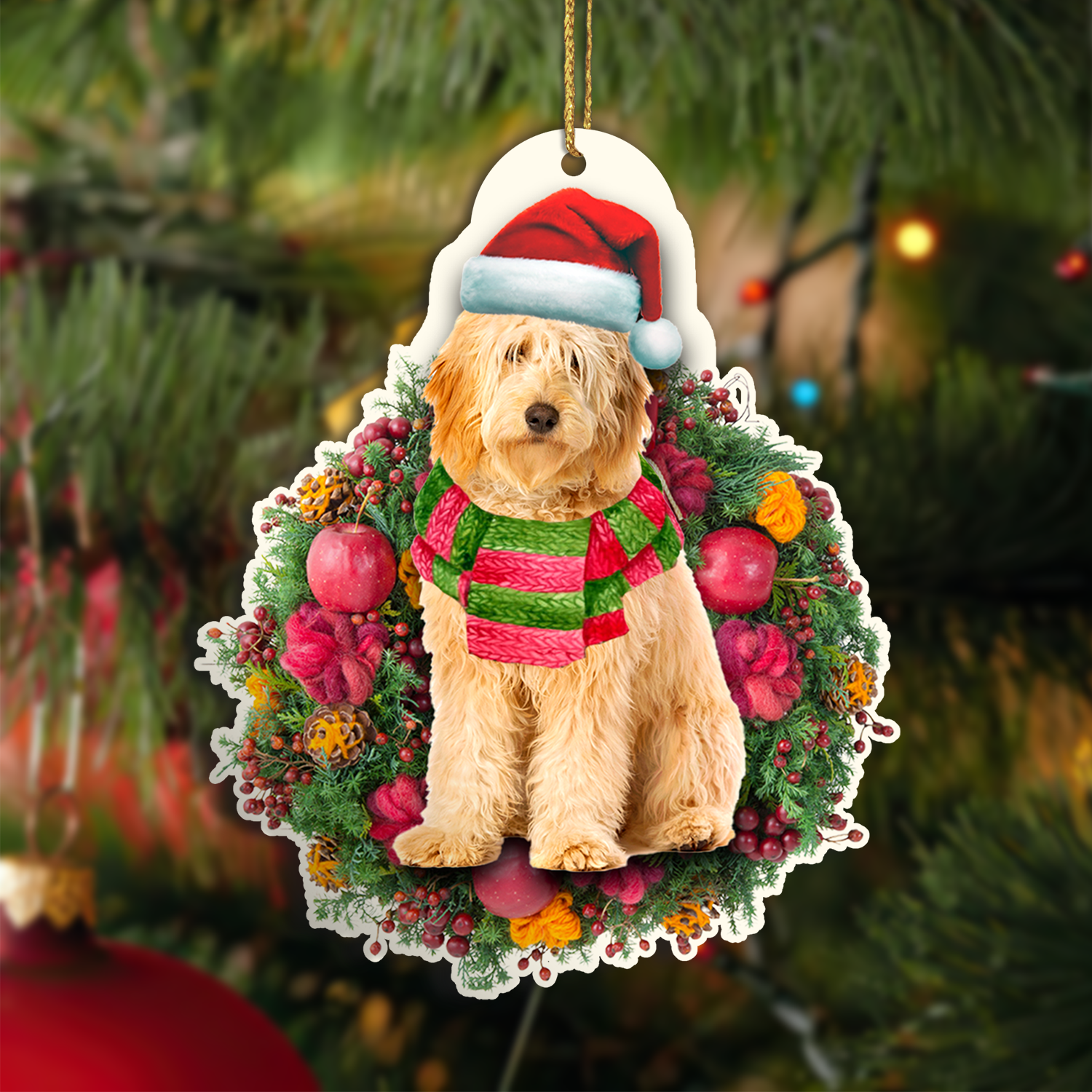 20 Dog Breeds Wooden Ornaments Set 5