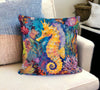 Watercolor Marine Life Cushion Covers