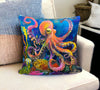 Watercolor Marine Life Cushion Covers