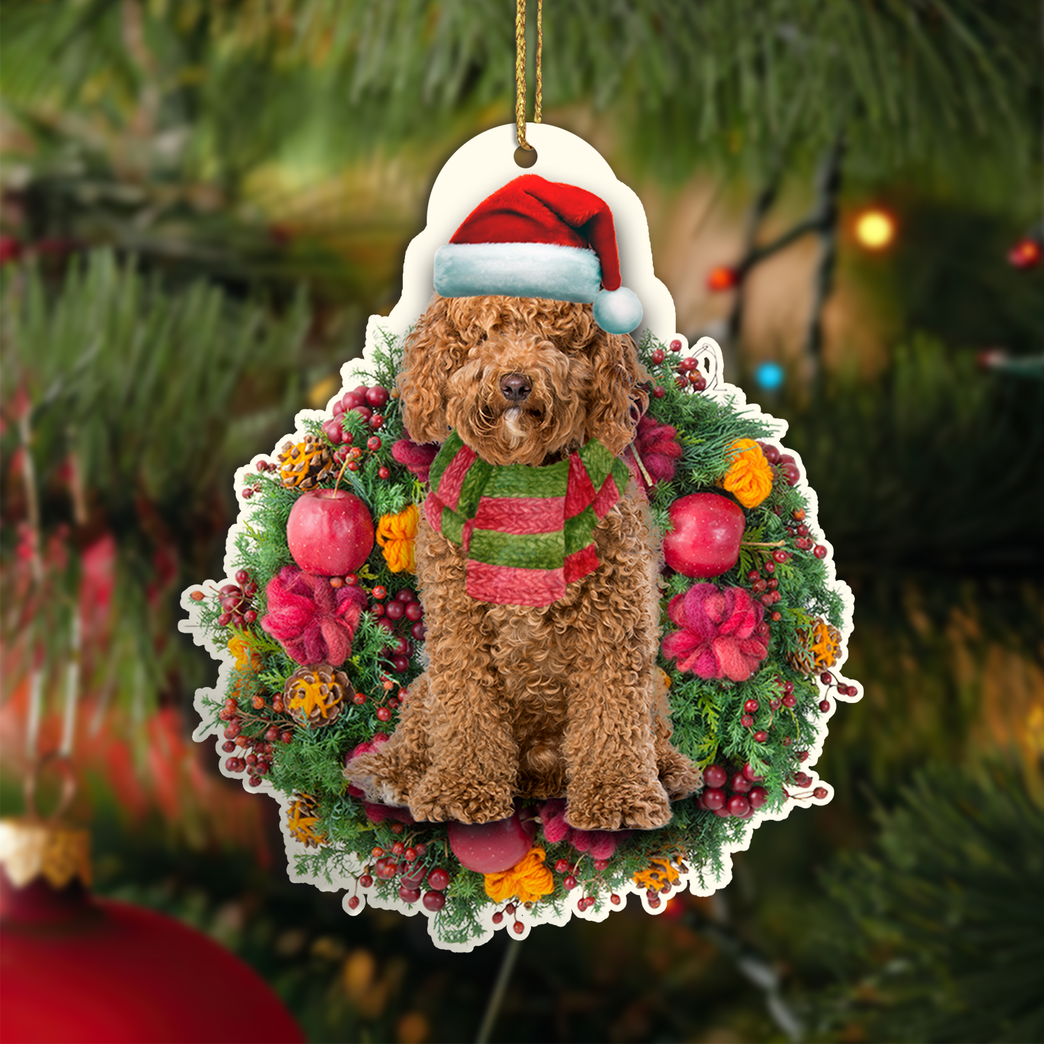 20 Dog Breeds Wooden Ornaments Set 3