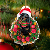 20 Dog Breeds Wooden Ornaments Set 7