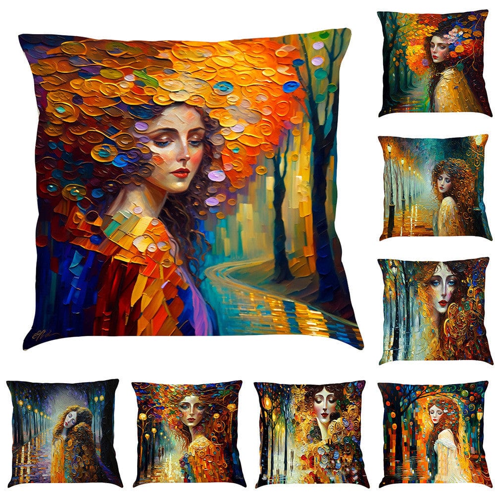 Gustav Klimt Inspired Cushion Covers