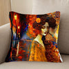 Gustav Klimt Inspired Enchanted City Cushion Cover