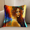 Gustav Klimt Inspired Enchanted City Cushion Cover