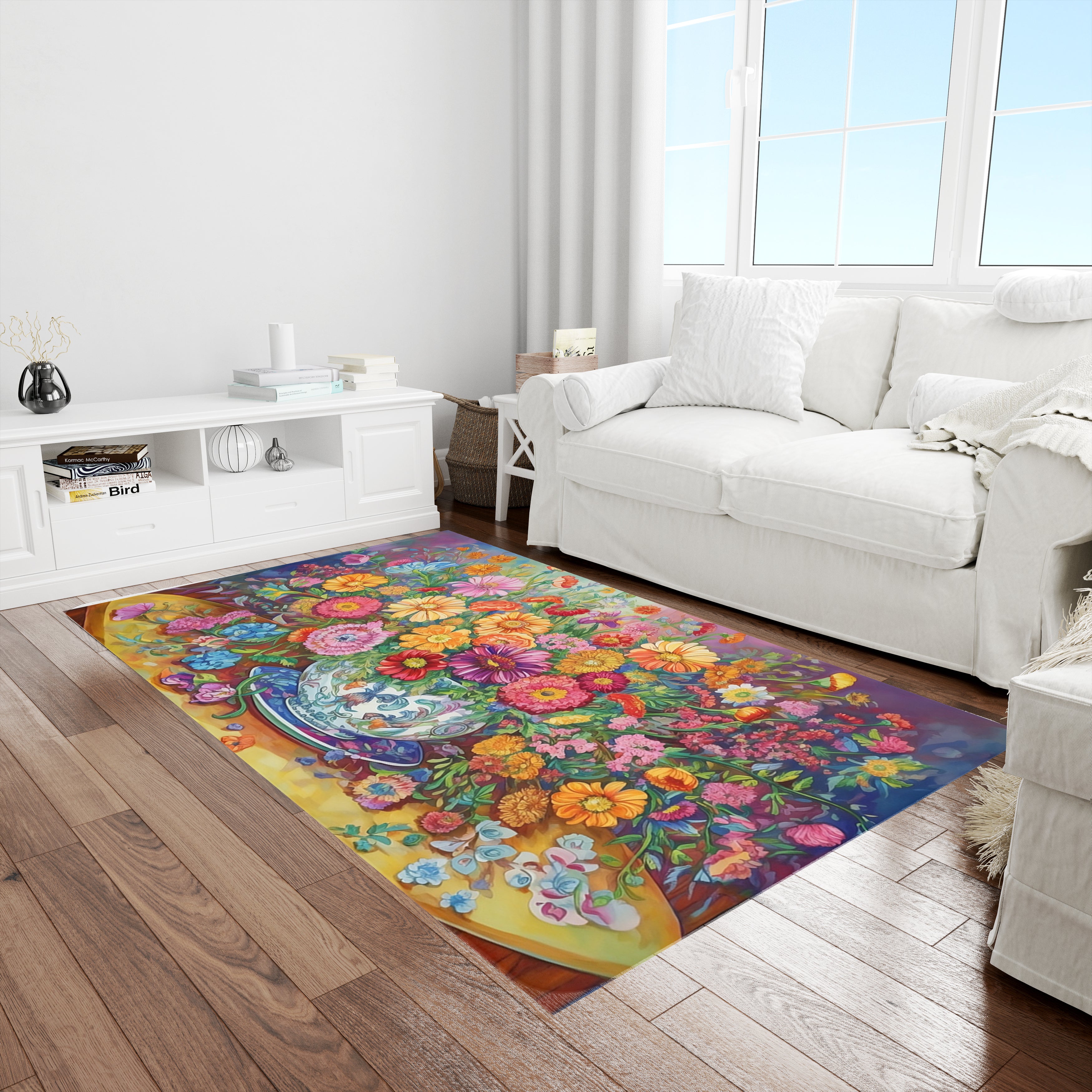 Wild Prints Faux Wool Rugs