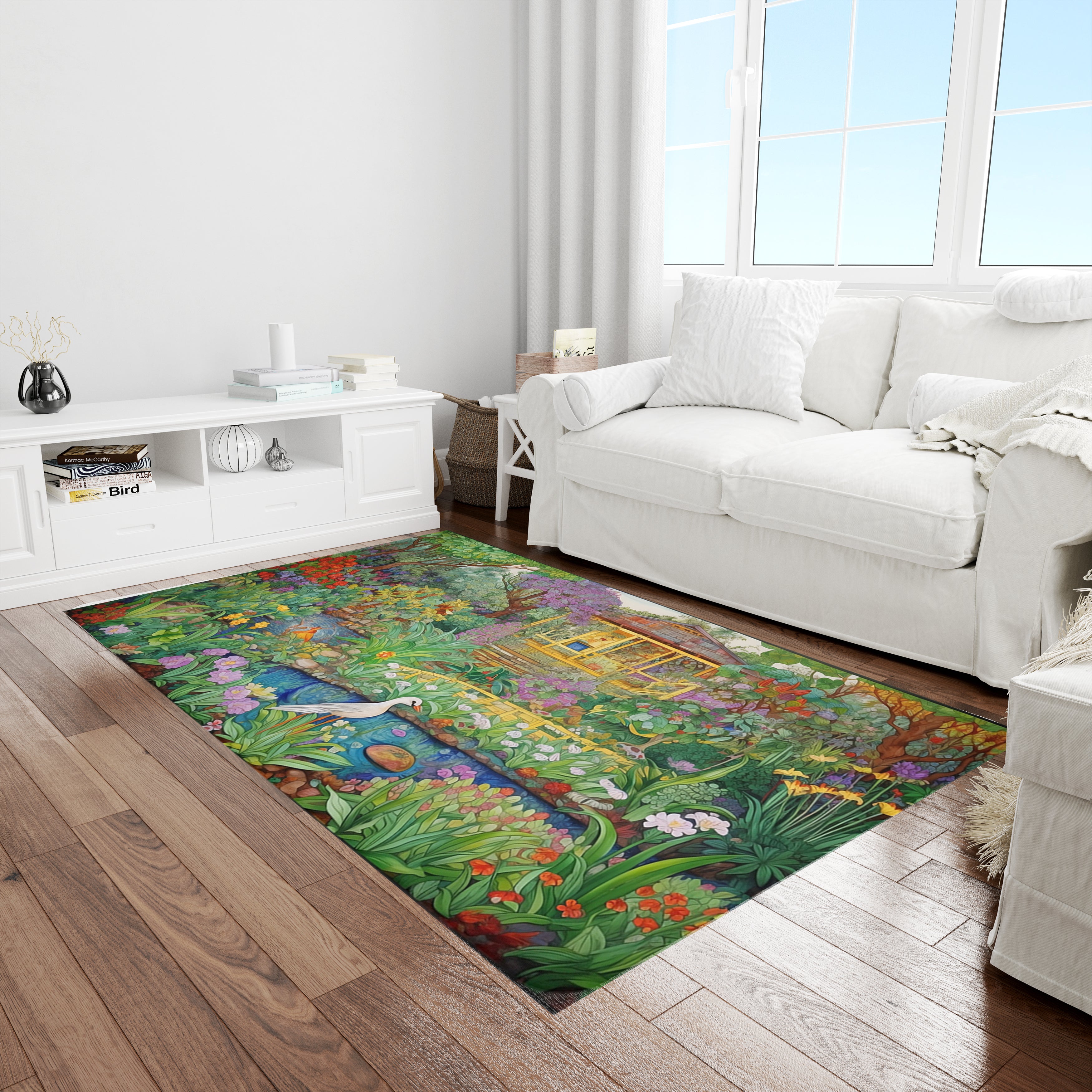 Wild Prints Faux Wool Rugs