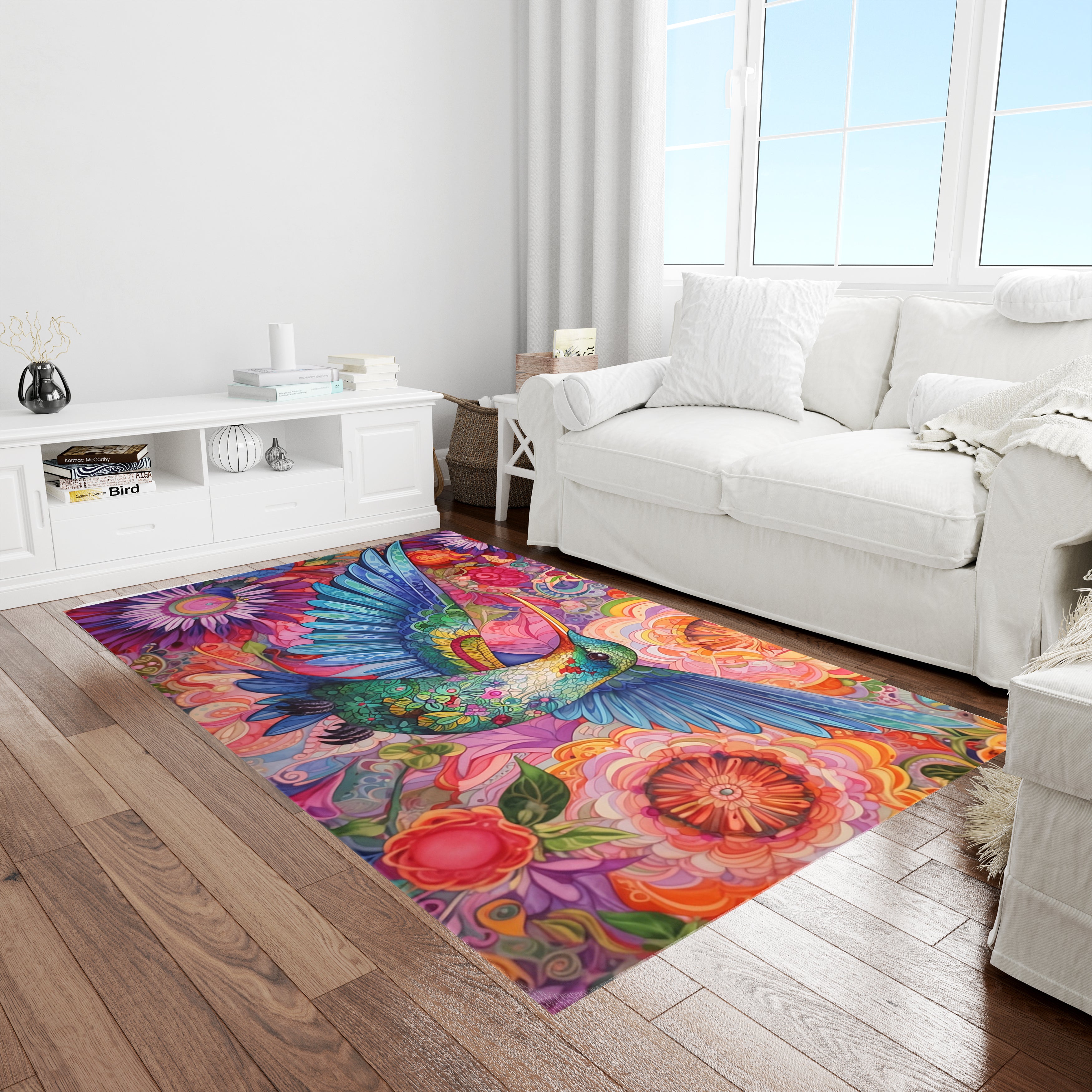 Wild Prints Faux Wool Rugs