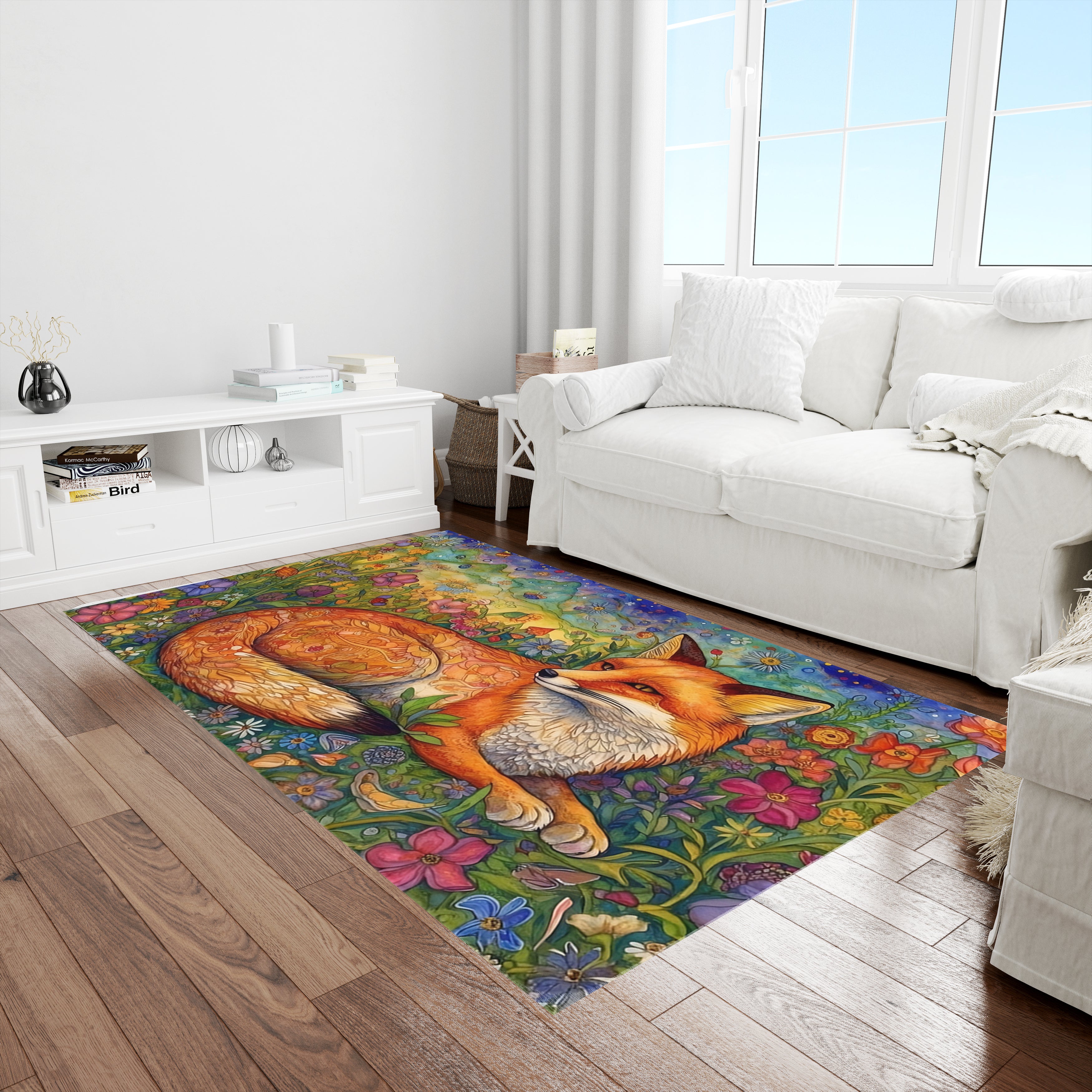 Wild Prints Faux Wool Rugs