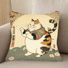 Happy Sumo Fat Cat Cushion Cover