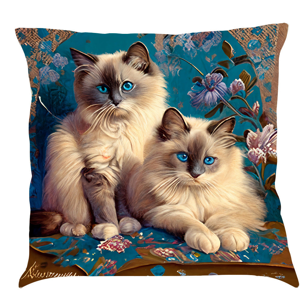 Timeless Vintage Cat Cushion Covers