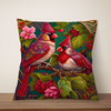 Lucky Red Cardinal Bird Cushion Covers