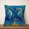 Sea Horse Art Cushion Covers