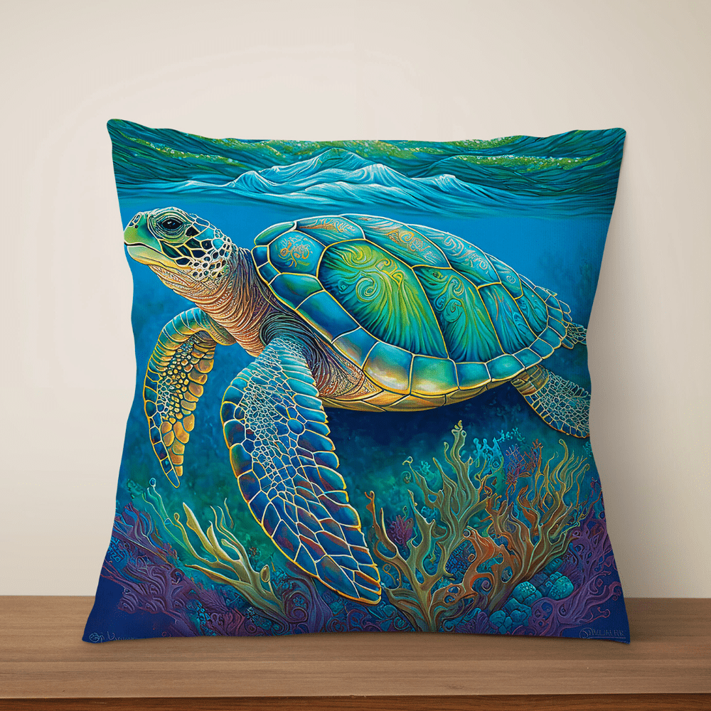 Turtle pillow covers best sale