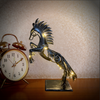 LED Light 3D Metal Horse Sculpture